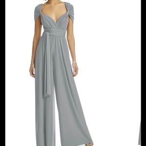 Grey convertible jumpsuit